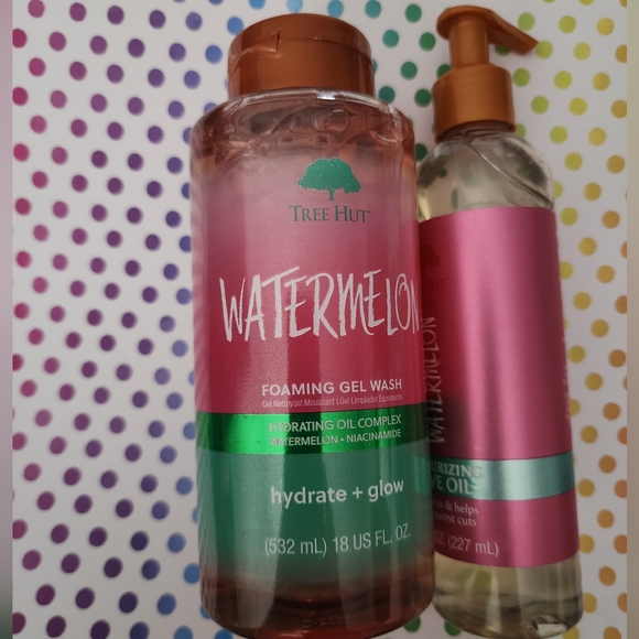 Watermelon Shave oil and Foaming was gel.